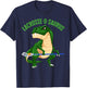 Lacrosse-O-Saurus Gear Champ Goal Laxer Lax Laxing Lacrosse T-Shirt - T-Shirt | Navy