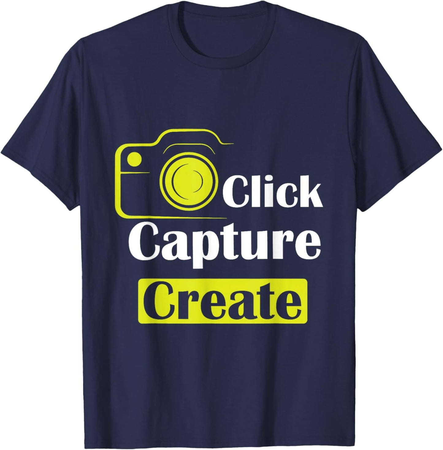 Camera Photography Design For Hobby Photographe T-Shirt - T-Shirt | Navy