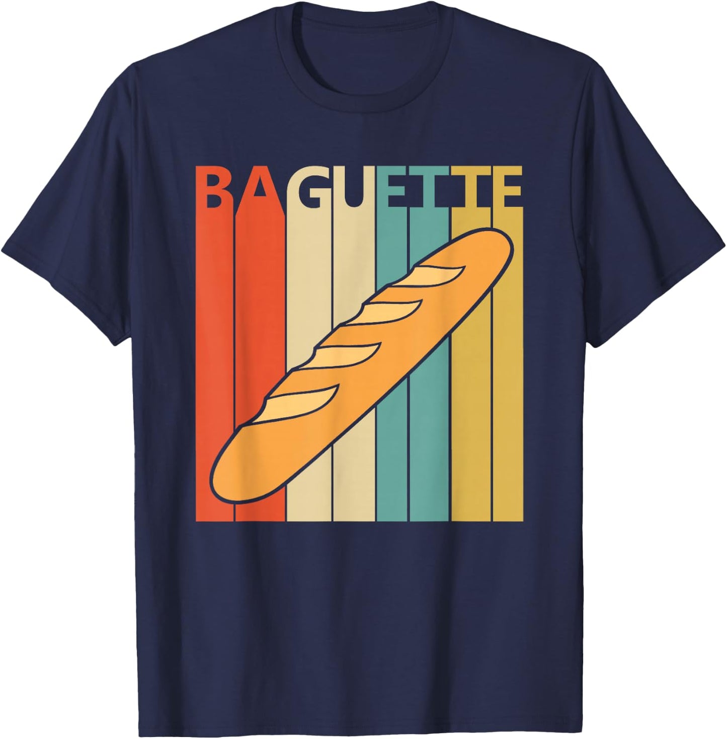 Vintage Baguette T-Shirt - T-Shirt | Navy