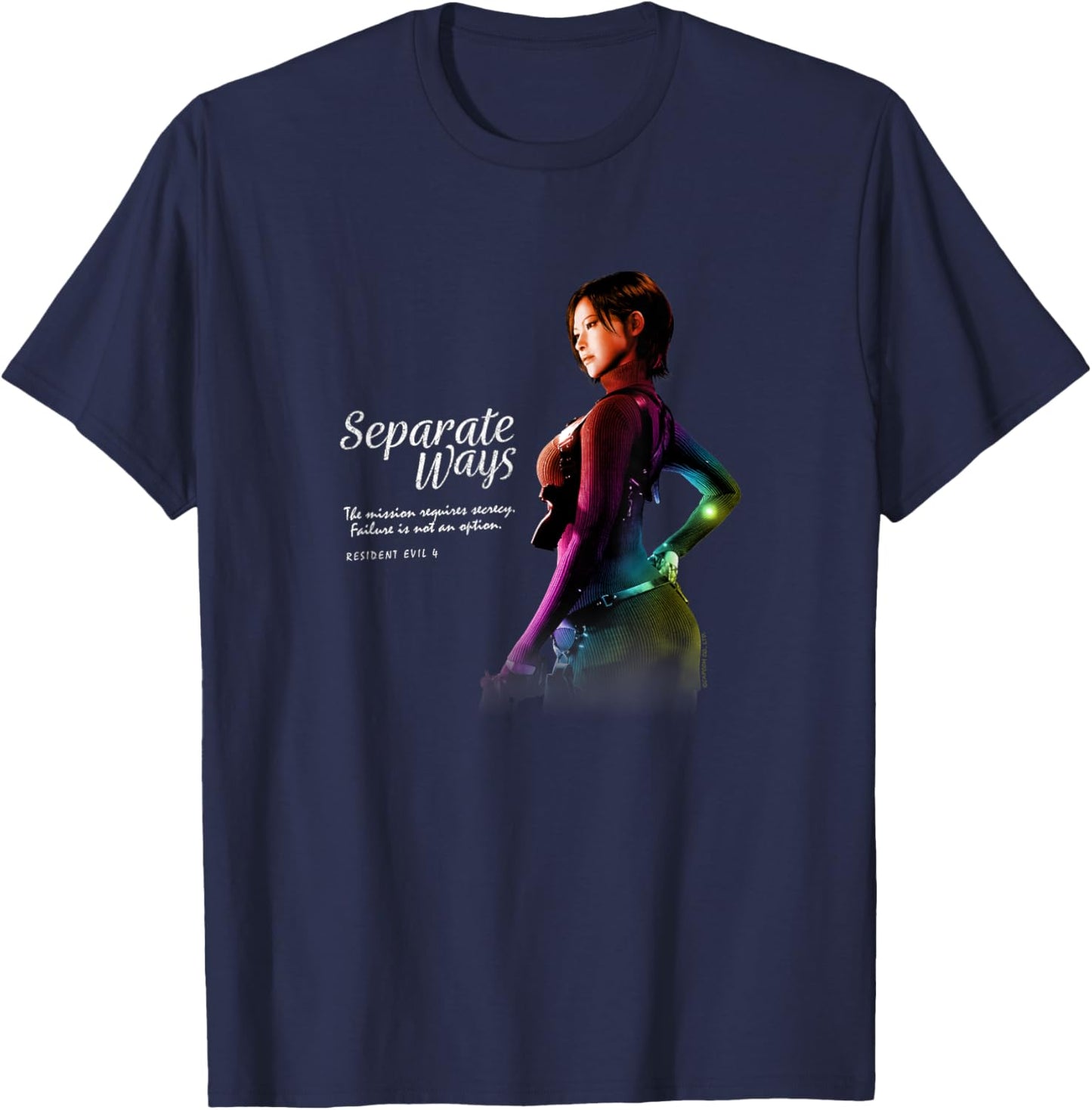 RESIDENT EVIL 4 Gaming Design T-Shirt - T-Shirt | Navy