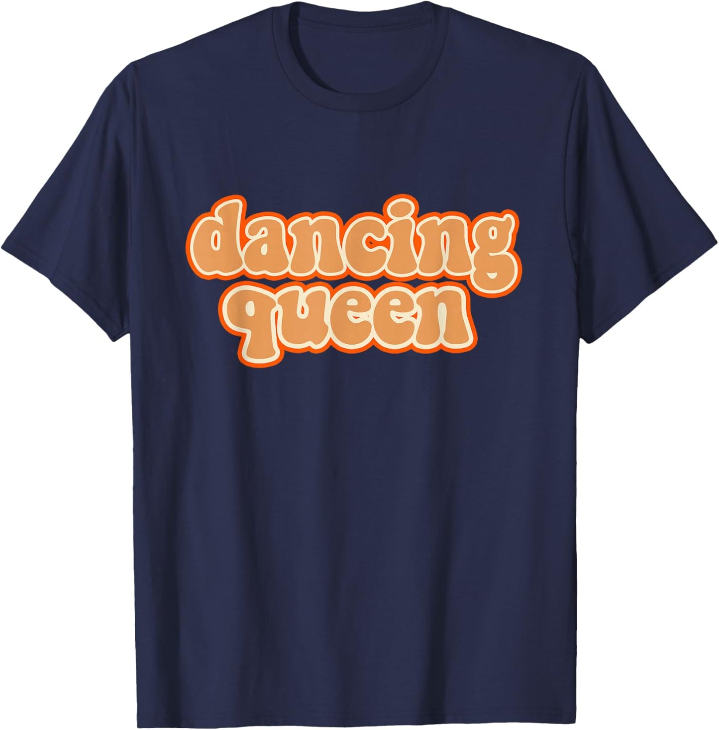 Dancing Queen Shirt Vintage Dancing 70s T-Shirt - T-Shirt | Navy