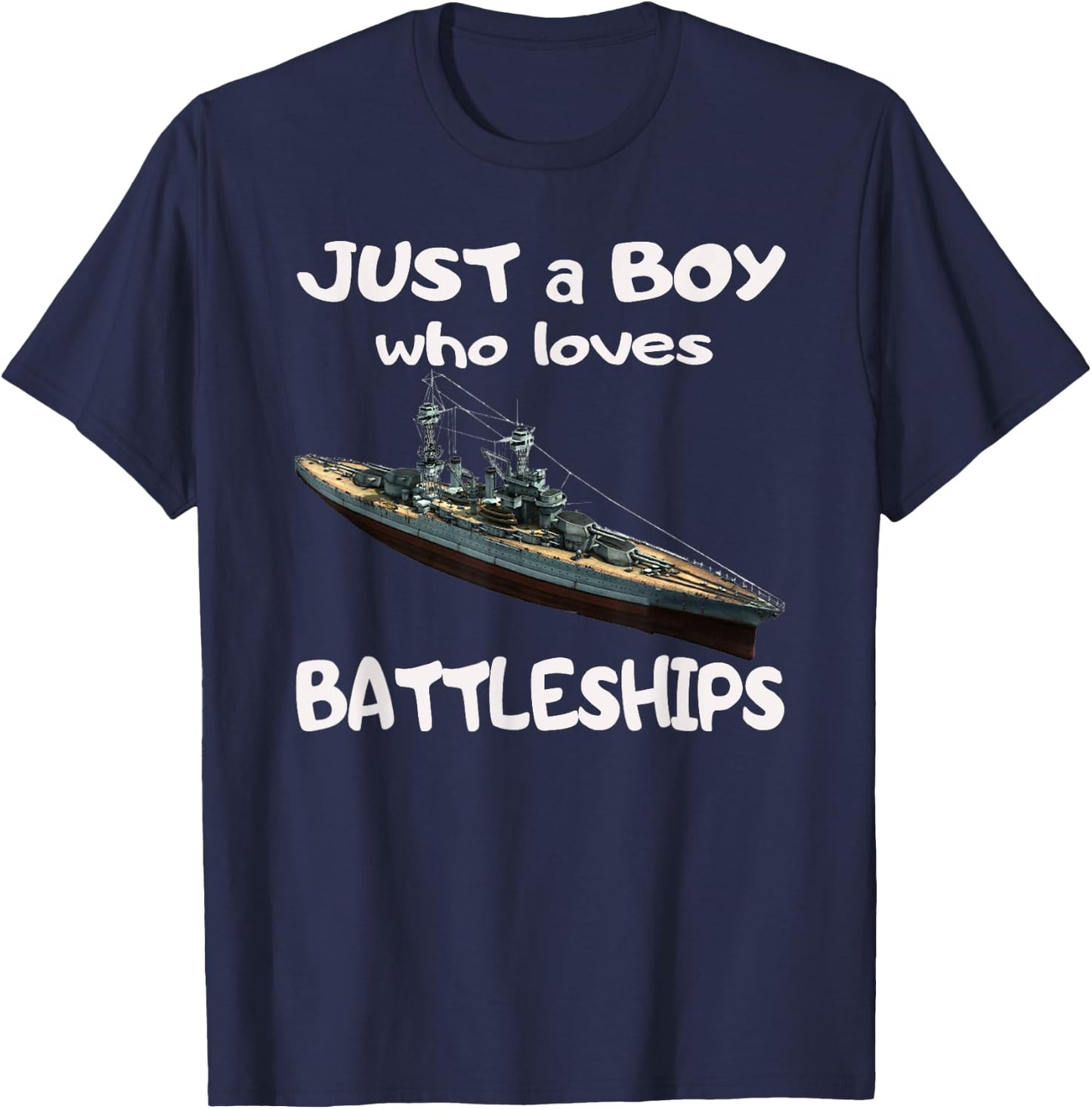 USS Colorado BB-45 WW2 Warship Boy Who Loves Battleship T-Shirt - T-Shirt | Navy