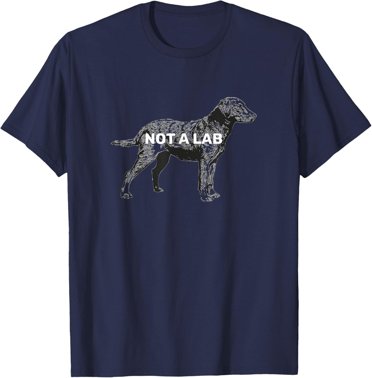 Not A Lab, Chesapeake Bay Retriever Men Women T-Shirt - T-Shirt | Navy