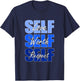 Blue Self-ish X3 Royal Blue Graphic T-Shirt - T-Shirt | Navy