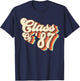 1987 Class Reunion Retro Class Of 87 High School Graduation T-Shirt - T-Shirt | Navy