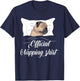 Sleeping Pug Pyjamas Gift Official Napping T-Shirt - T-Shirt | Navy