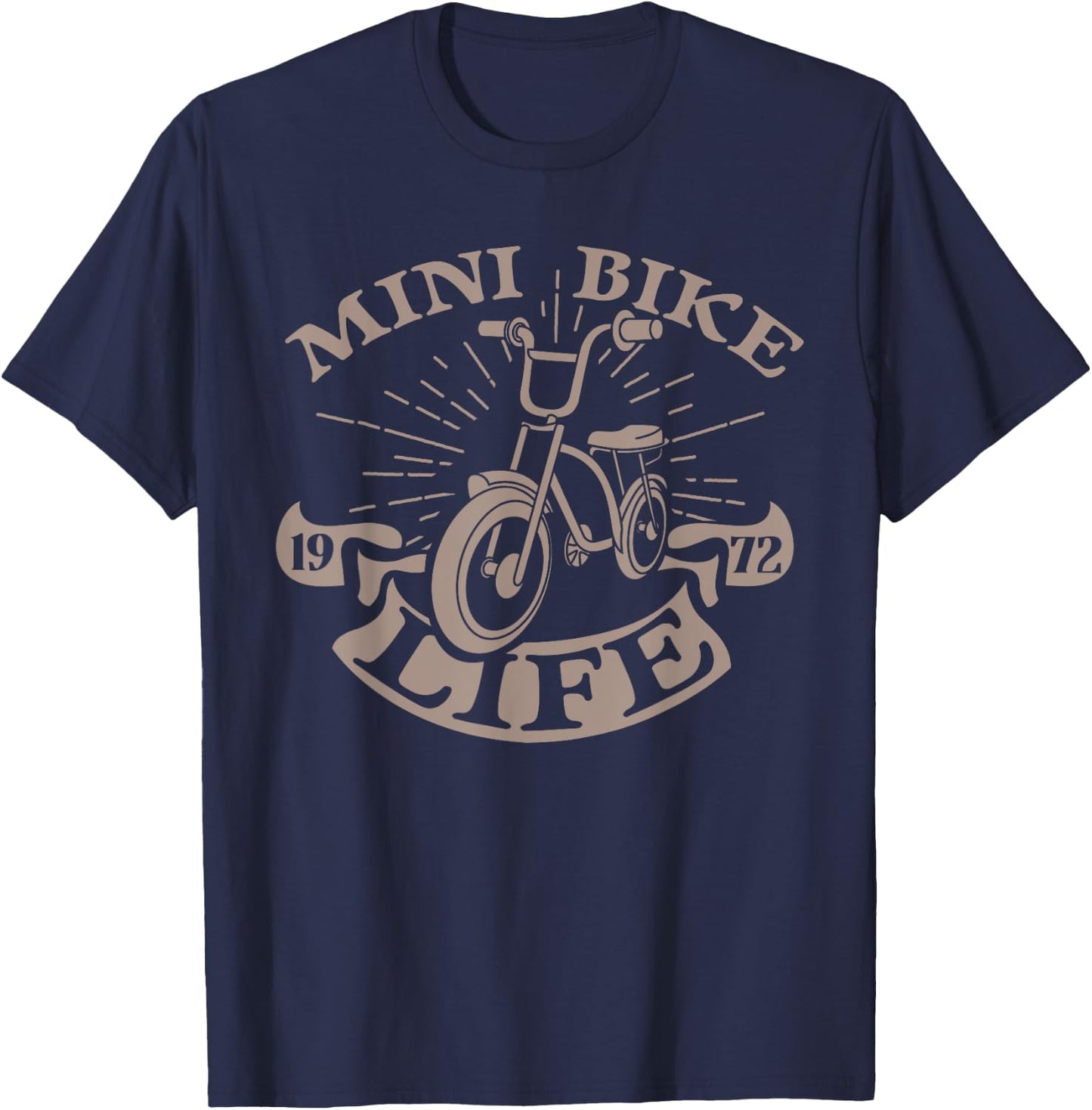 Minibike Mini Motorbike Funny Pocket Bike T-Shirt - T-Shirt | Navy