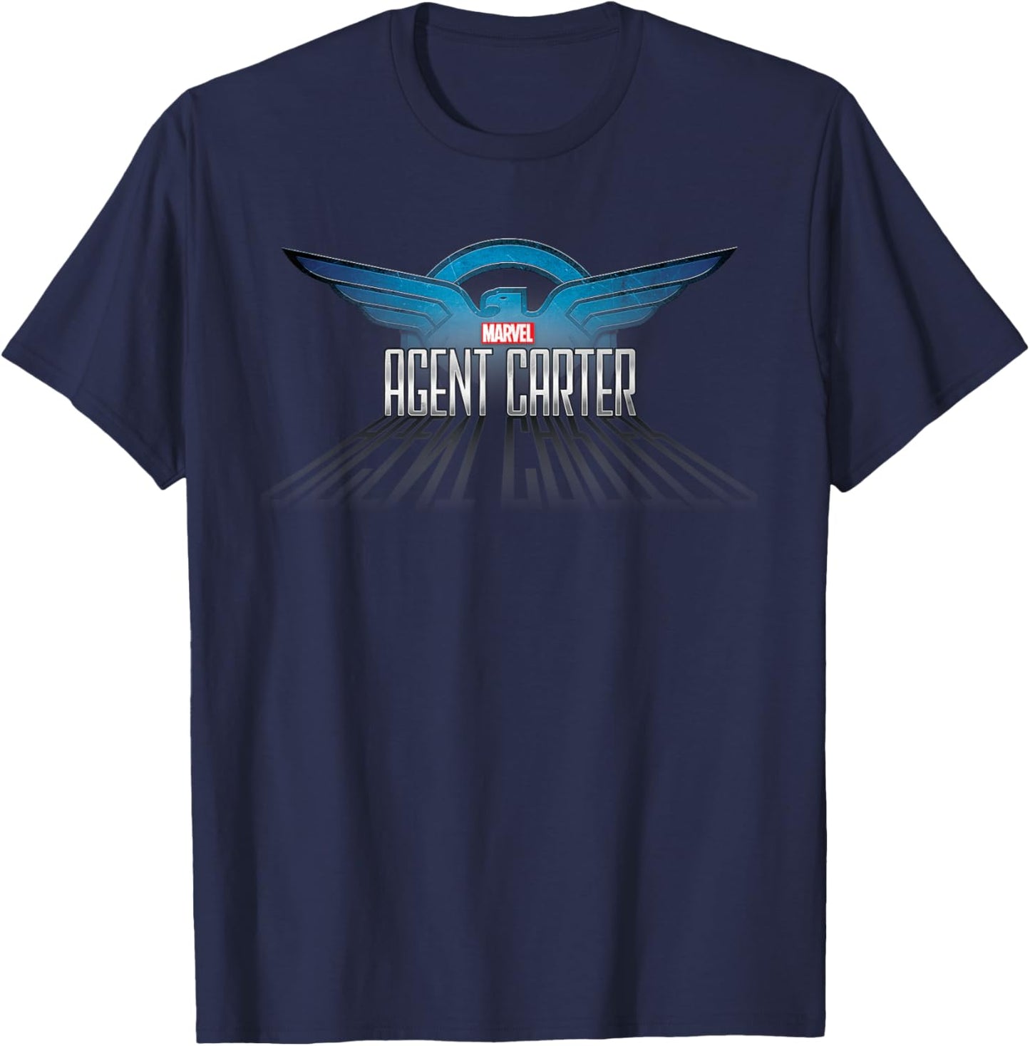 Marvel Agent Carter Series Logo T-Shirt - T-Shirt | Navy