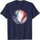 Baseball Ball Tie Dye T-Shirt - T-Shirt | Navy