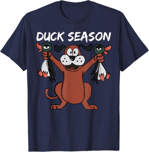 Duck Hunting Clothes & Gear Who Love To Duck Hunt T-Shirt - T-Shirt | Navy