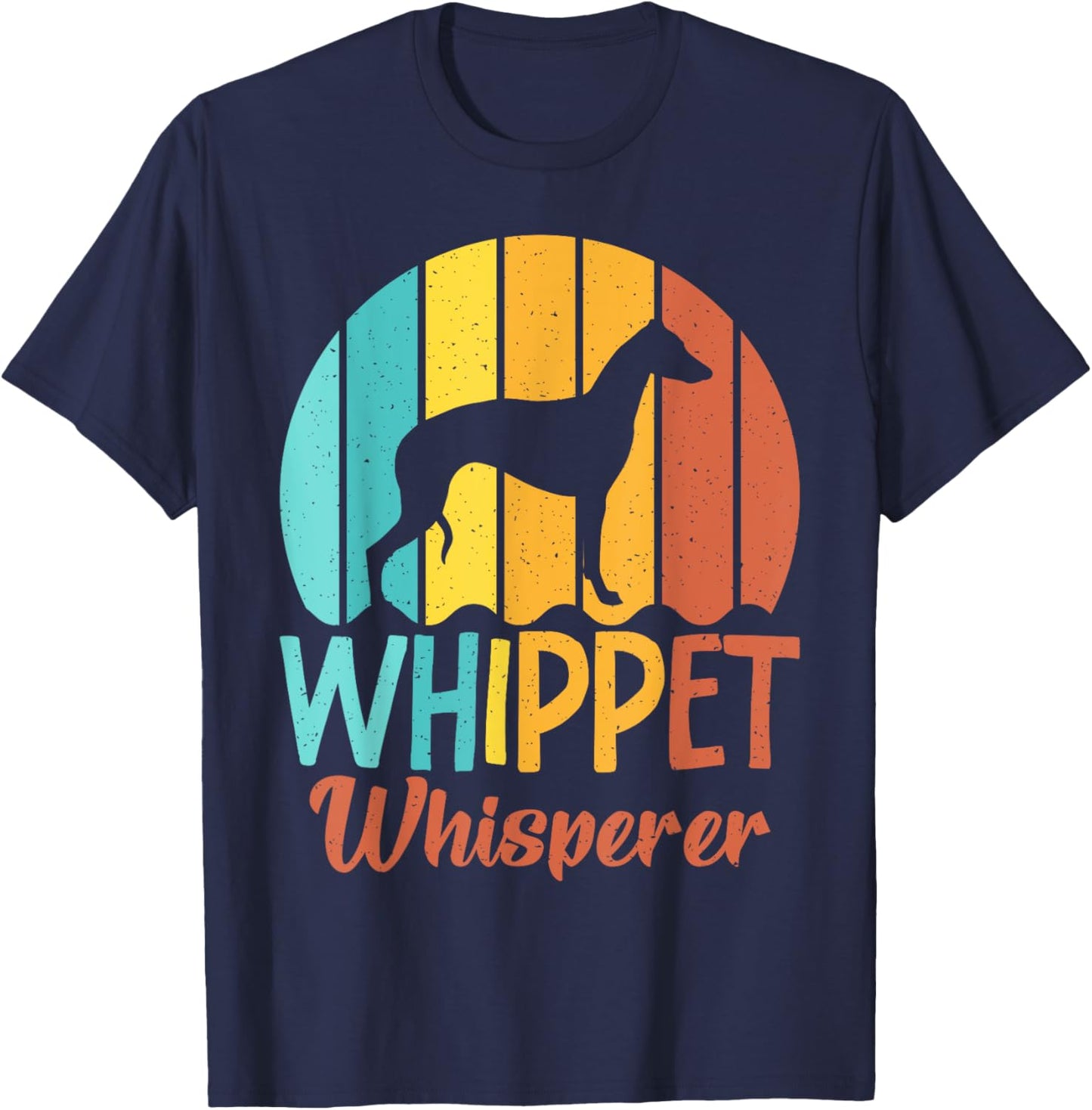 Whippet Whisperer Whippet T-Shirt - T-Shirt | Navy