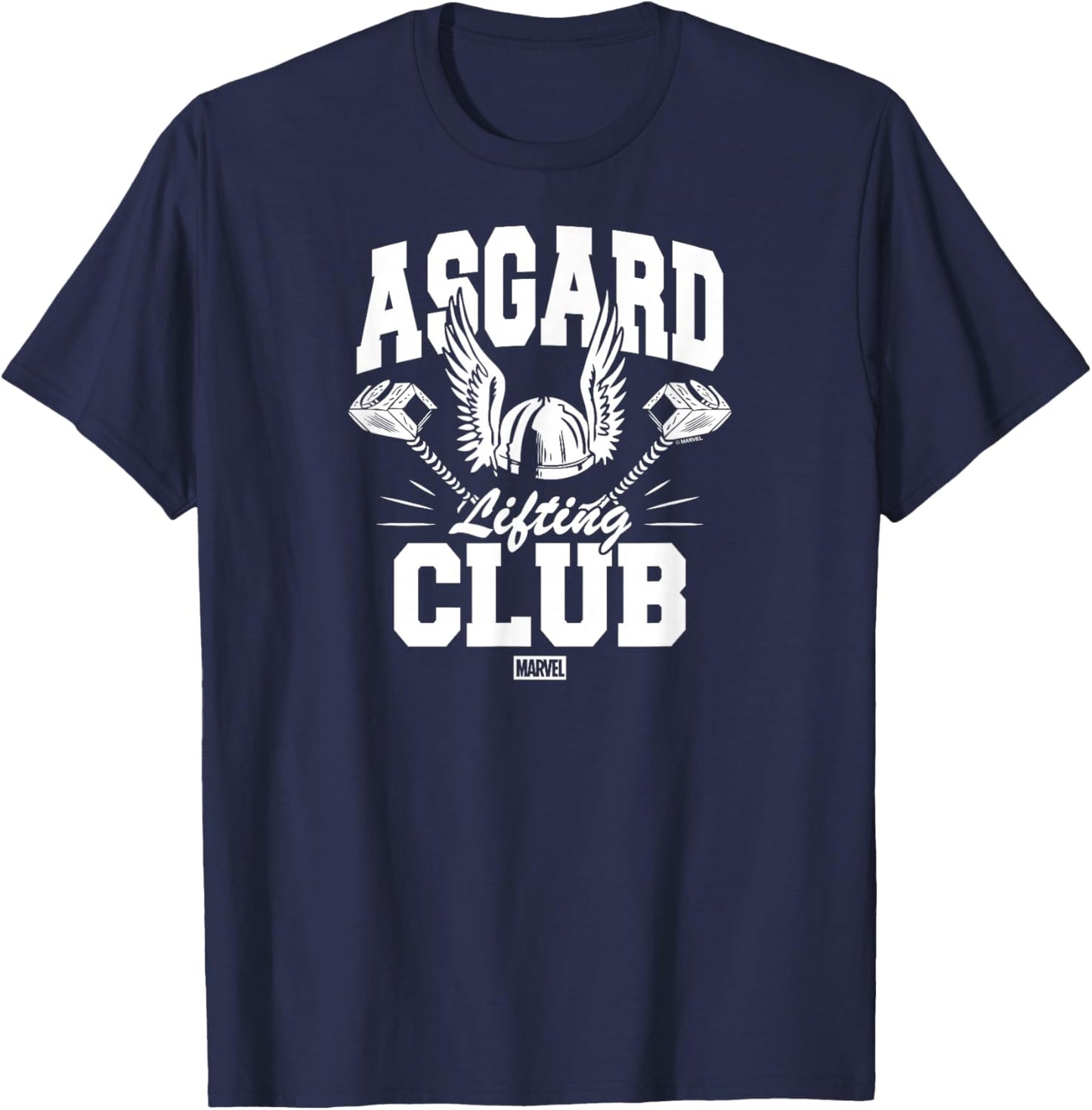 Thor - Asgard Lift Club Athletic T-Shirt - T-Shirt | Navy