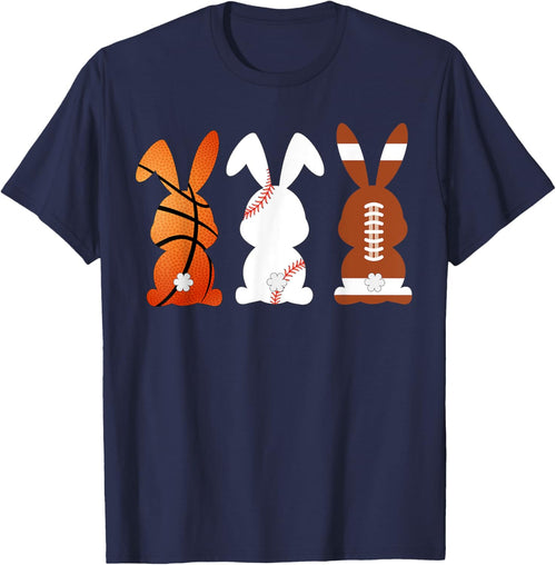 Basketball Baseball Football Sports Easter Bunny Rabbits