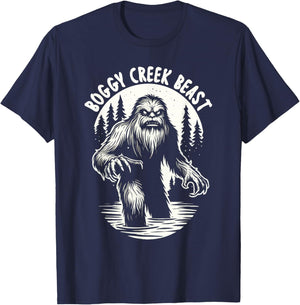 Fouke Monster Southern Sasquatch Cryptozoology Cryptid T-Shirt - T-Shirt | Navy