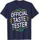 Cook Helper Gifts - Official Taste Tester T-Shirt - T-Shirt | Navy