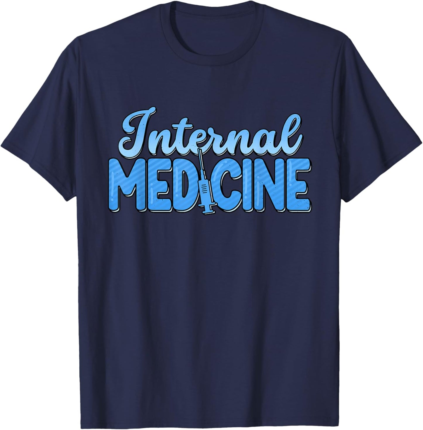 Internal Medicine Resident Internist Doctor IM Med School T-Shirt - T-Shirt | Navy