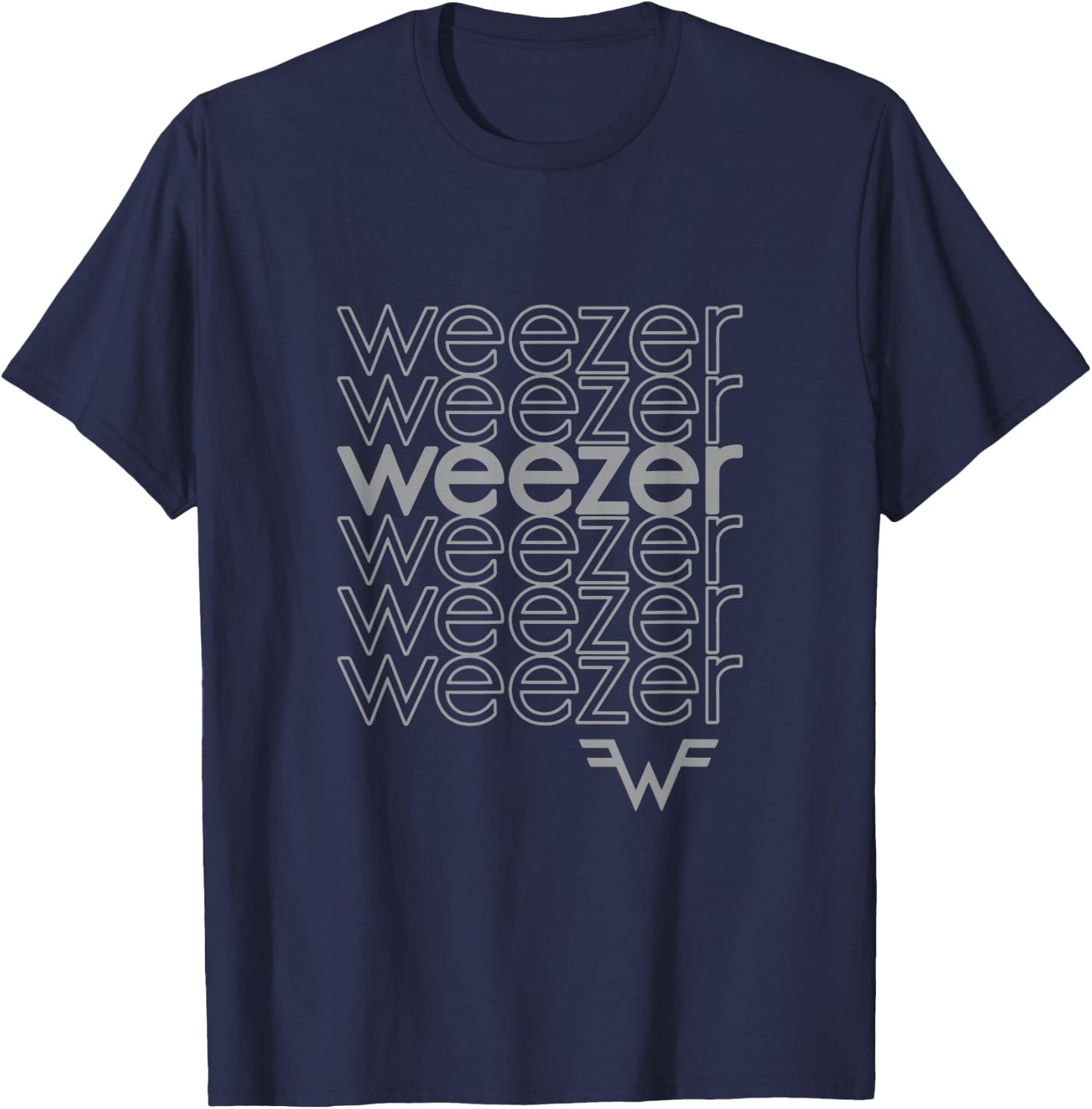 Weezer - Thank You T-Shirt - T-Shirt | Navy