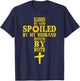 Blessed By God Spoiled By My Husband Protected By Both T-Shirt - T-Shirt | Navy