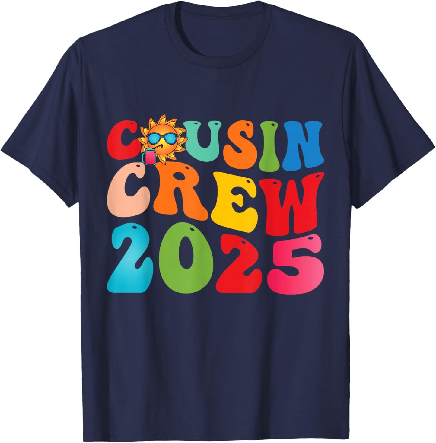 Cousins Cousin Crew 2025 Trip Vacation Summer T-Shirt - T-Shirt | Navy