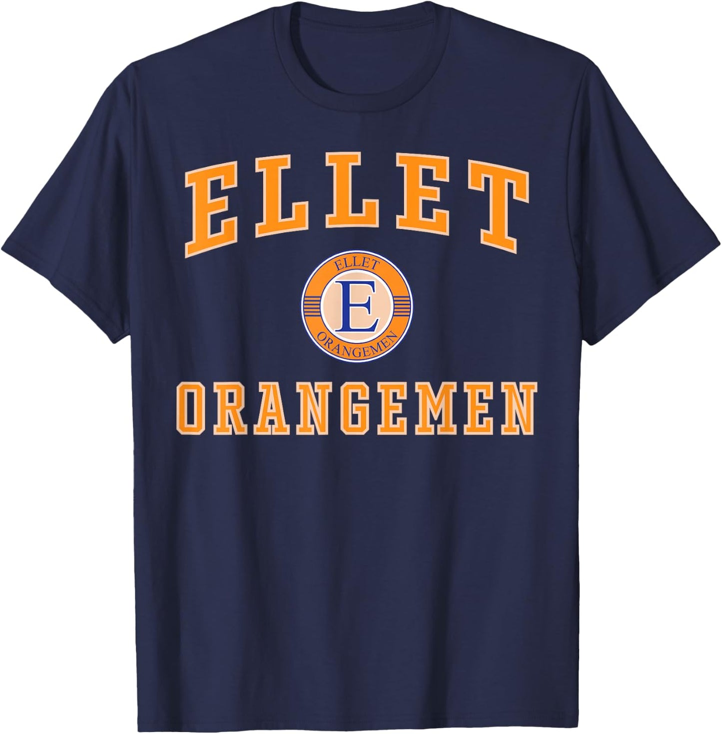 Ellet High School Orangemen C1 T-Shirt - T-Shirt | Navy