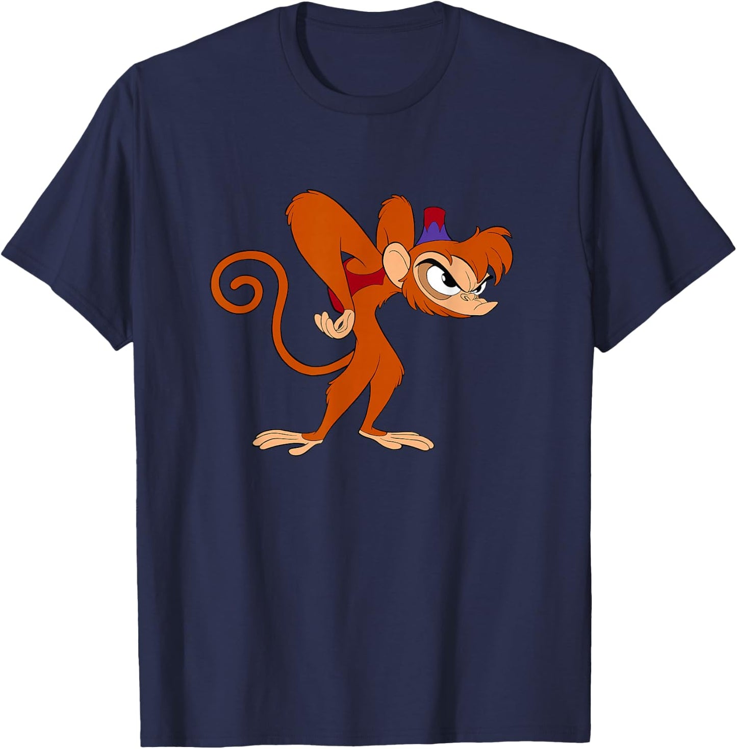 Disney Aladdin Angry Abu 90s T-Shirt - T-Shirt | Navy
