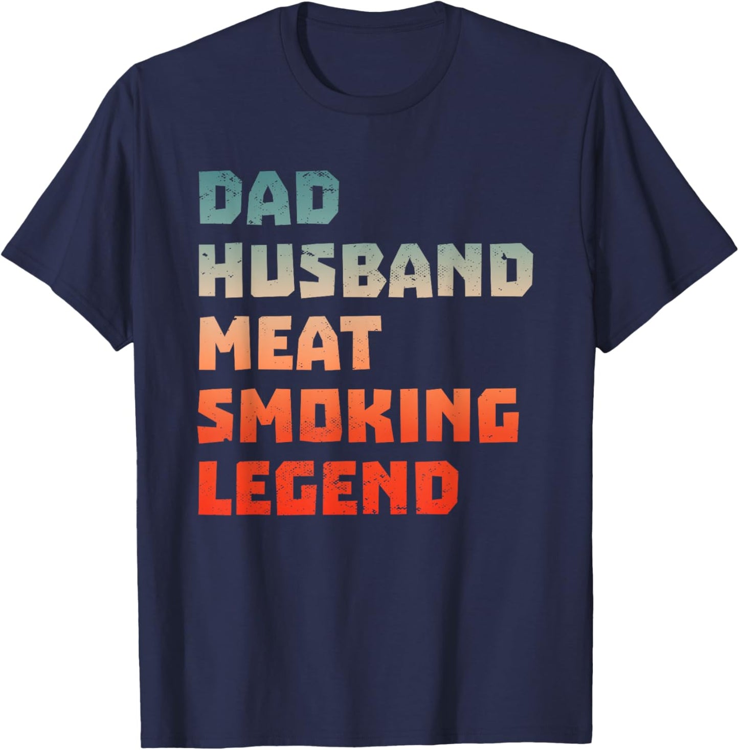 Meat Smoker Smoking Meat Grilling Barbecue Lover BBQ Party T-Shirt - T-Shirt | Navy