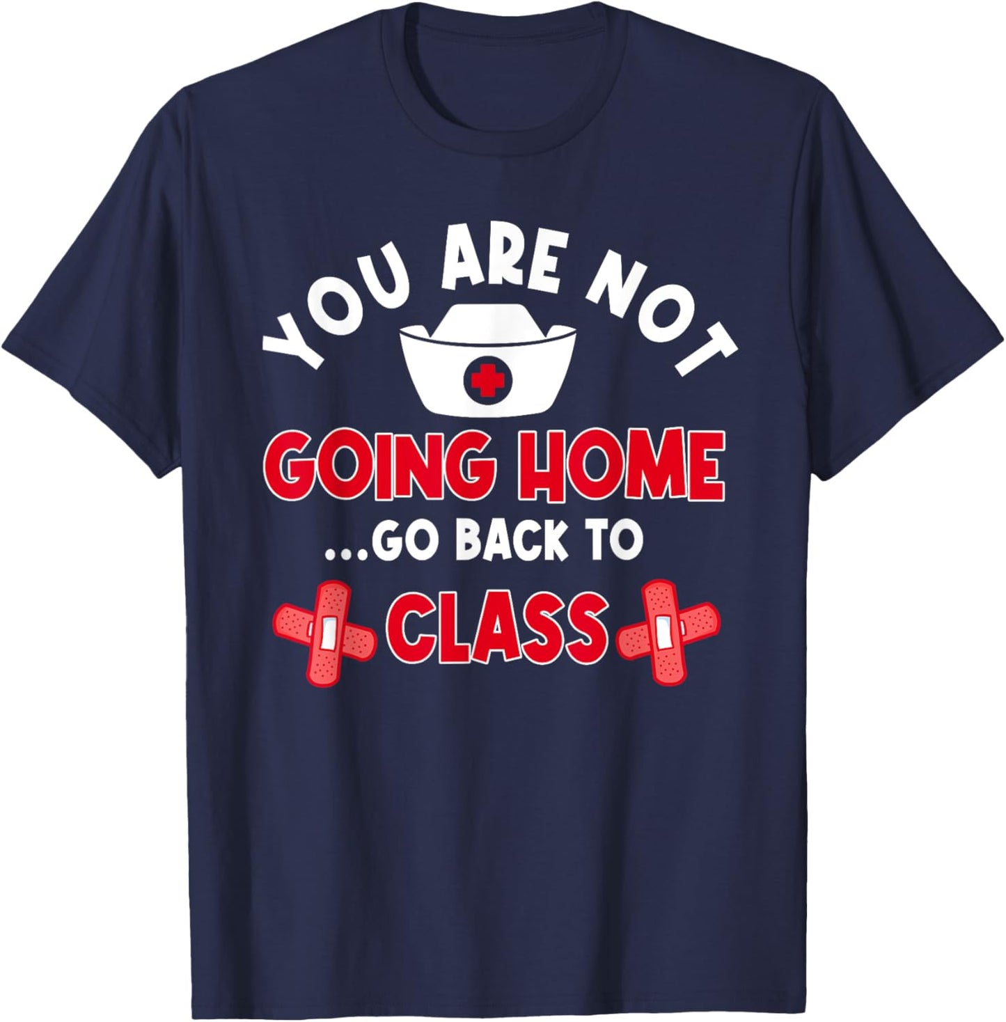 School Nurse Student Nursing Licensed Health Practitioners T-Shirt - T-Shirt | Navy