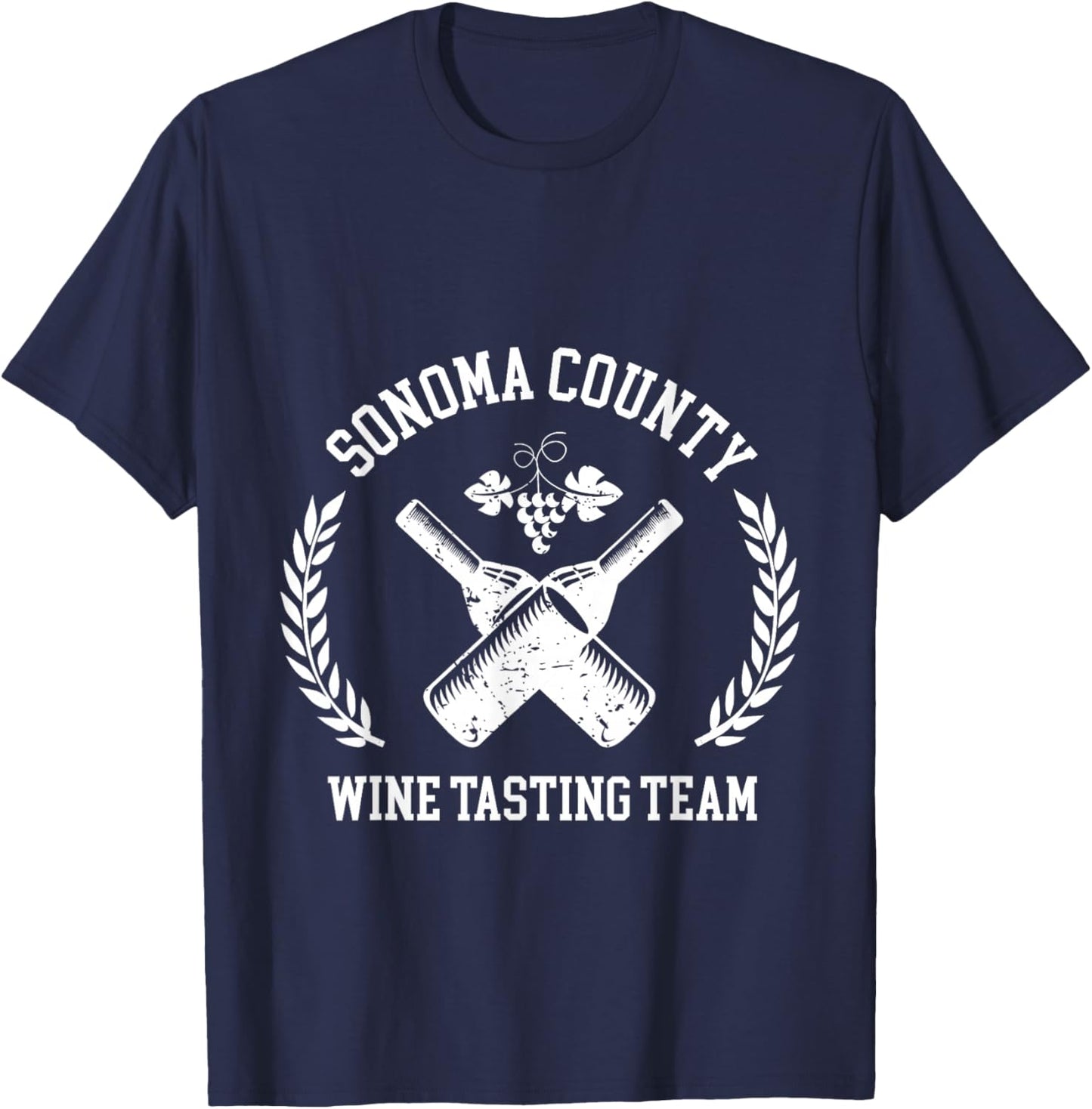 Sonoma County Wine Tasting Team Winery Vineyard Trip T-Shirt - T-Shirt | Navy