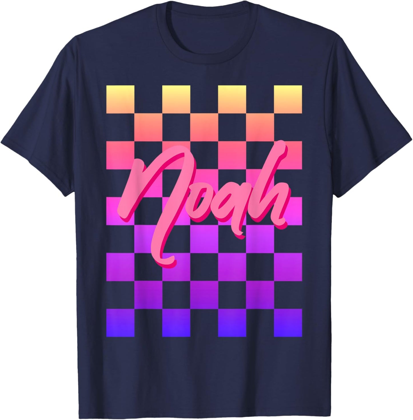 Noah First Name-d Boy Girl Baby Birth-day T-Shirt - T-Shirt | Navy
