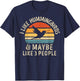 I Like Hummingbirds And Maybe 3 People Hummingbird Vintage T-Shirt - T-Shirt | Navy
