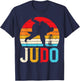 Judo Throw Retro Japanese Martial Arts Judoka Fighter Gift T-Shirt - T-Shirt | Navy