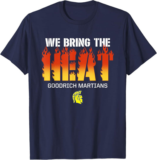 Goodrich Martians Logo We Bring the Heat HS T-Shirt - T-Shirt | Navy