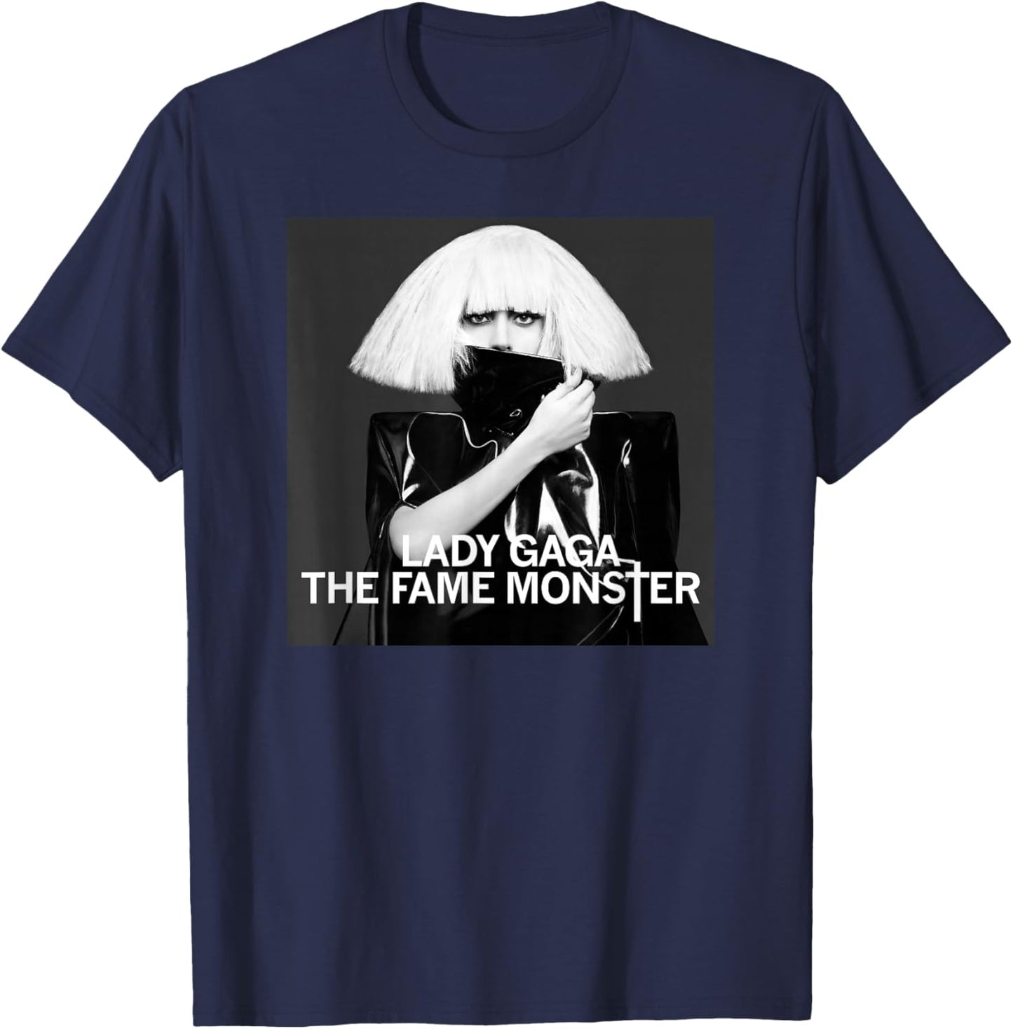 Official Lady Gaga The Fame Monster T-Shirt - T-Shirt | Navy