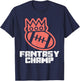 Fantasy Football League Champion Championship DFS 1st Winner T-Shirt - T-Shirt | Navy