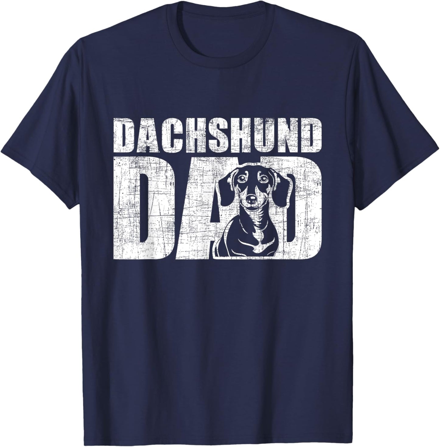 Dachshund Dad - Dog Owner Animal Puppy Lover Pet Breeder Women Kids T-Shirt - T-Shirt | Navy