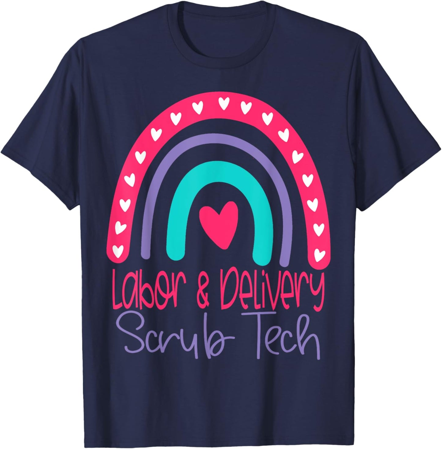 L&D Scrub Tech Labor And Delivery Surgical Technologist T-Shirt - T-Shirt | Navy