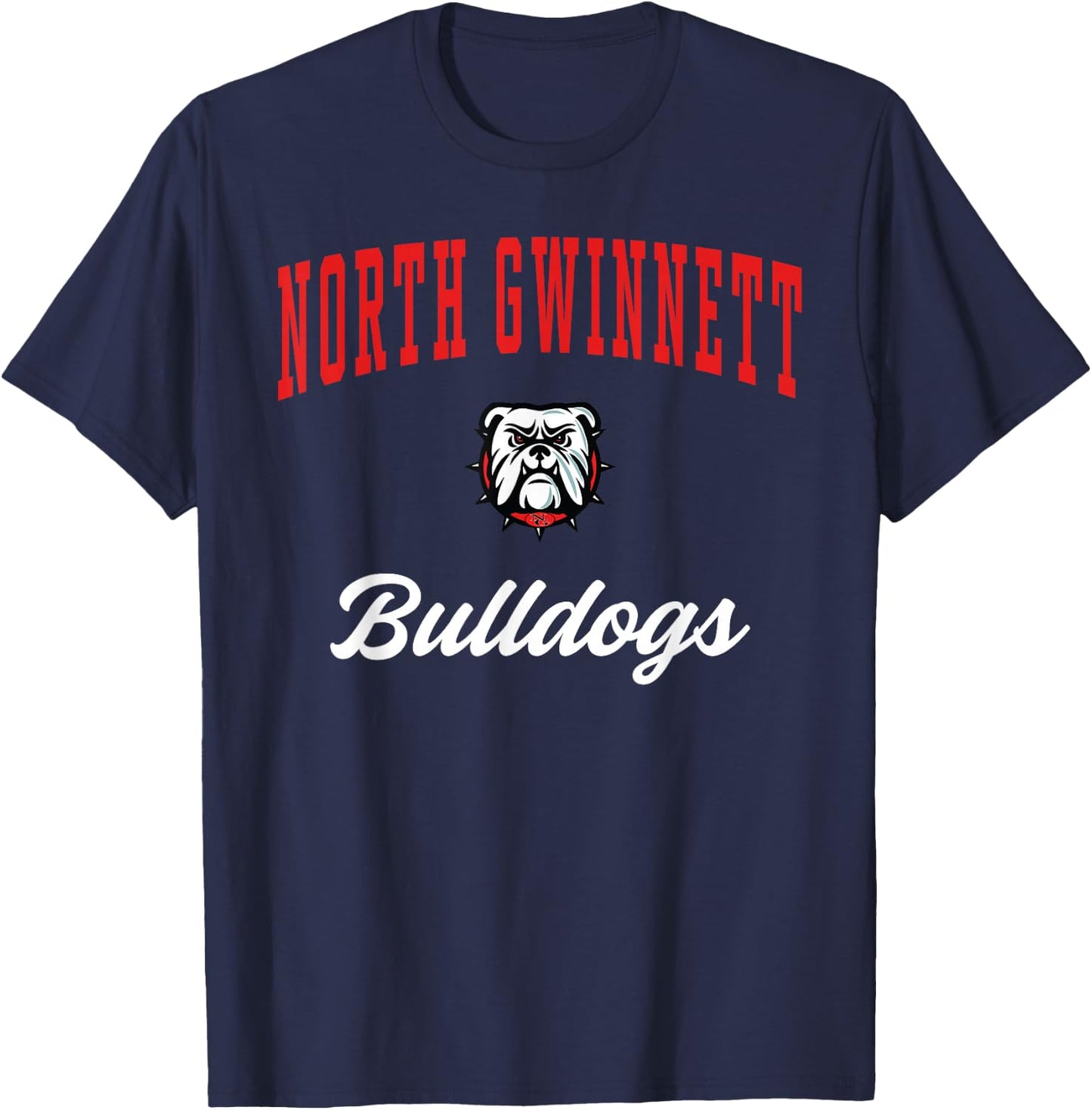 North Gwinnett High School Bulldogs T-Shirt - T-Shirt | Navy