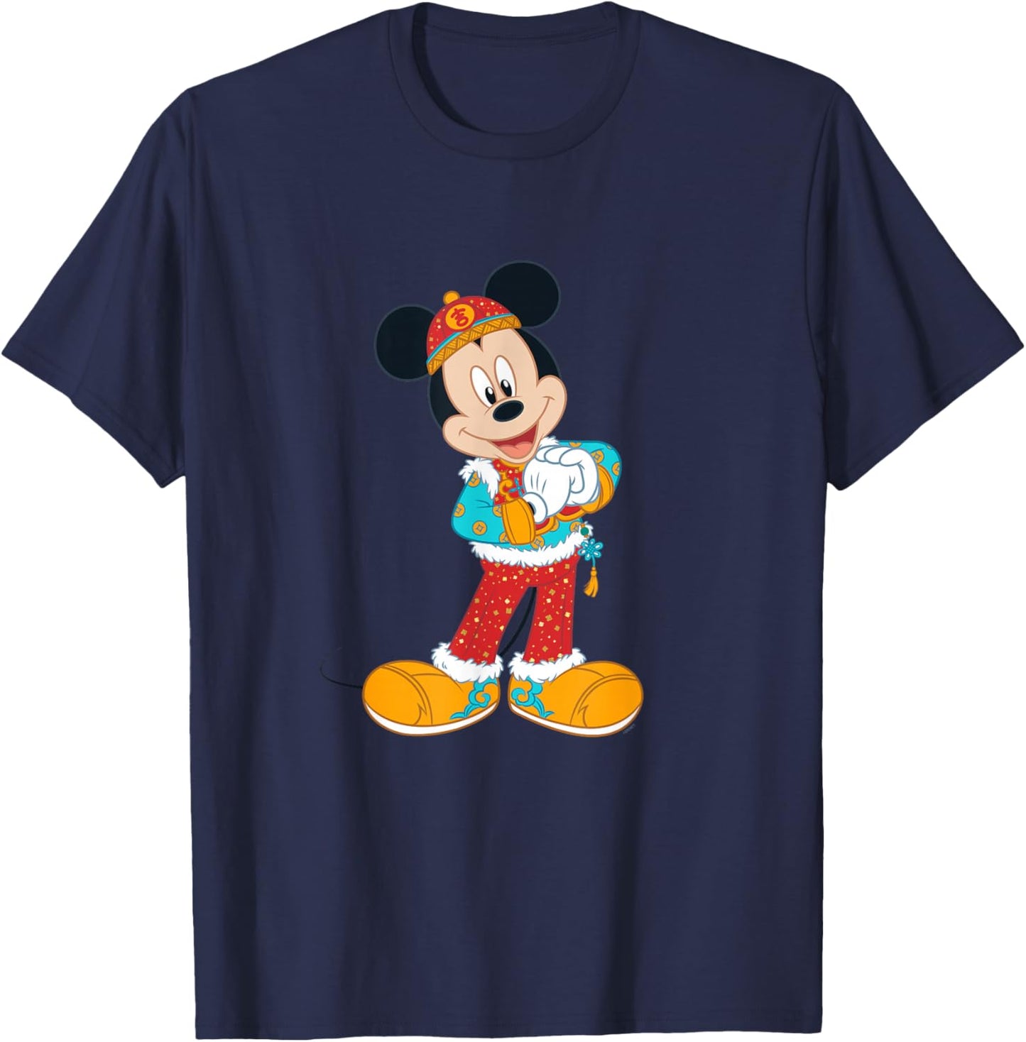 Disney Mickey Mouse in Chinese Lunar New Year Costume T-Shirt - T-Shirt | Navy