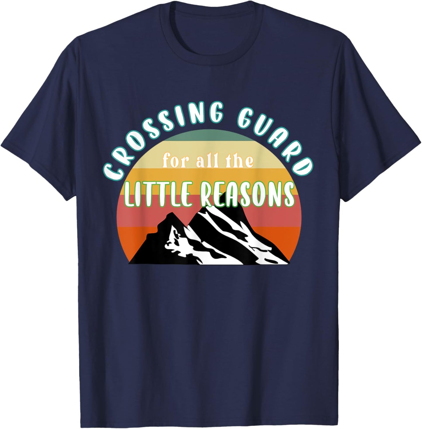 School Crossing Guard Appreciation Crosswalk Attendant Gift T-Shirt - T-Shirt | Navy