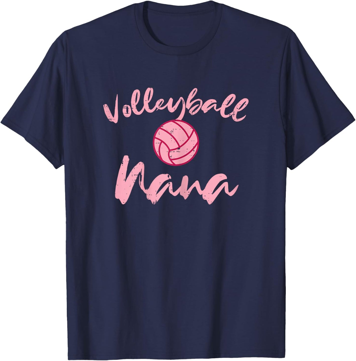 Volleyball Nana Cute Mom Grandmother Sports Grandma Women T-Shirt - T-Shirt | Navy