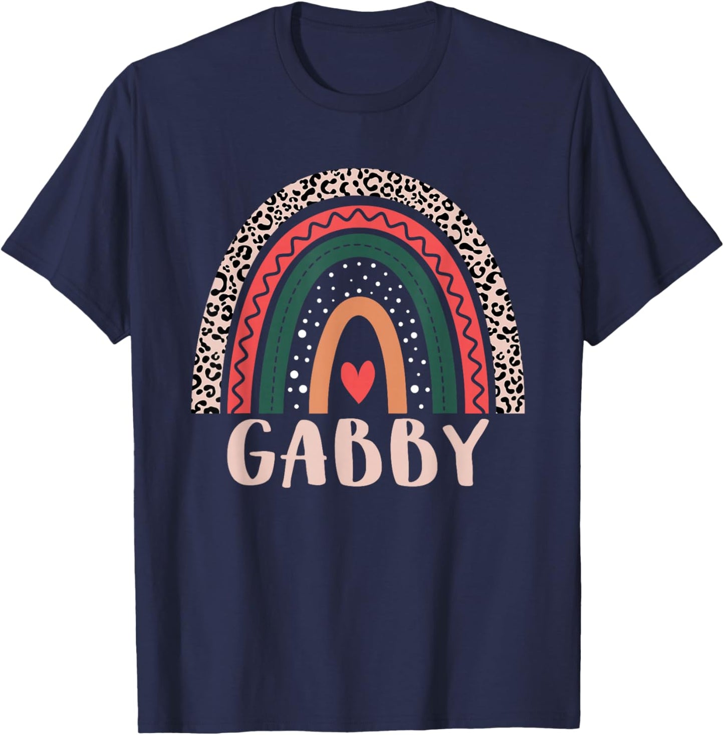 Gabby Rainbow Grandma Grandmother Women Mothers Day Gabby T-Shirt - T-Shirt | Navy