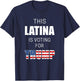 Latinos For Trump 2020 Election President Hispanic Women T-Shirt - T-Shirt | Navy
