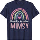 Mimsy Shirt for Grandma Women Mothers Day Blessed Mimsy T-Shirt - T-Shirt | Navy