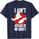 Ghostbusters I Ain't Afraid Of No Ghost Bold Text T-Shirt - T-Shirt | Navy