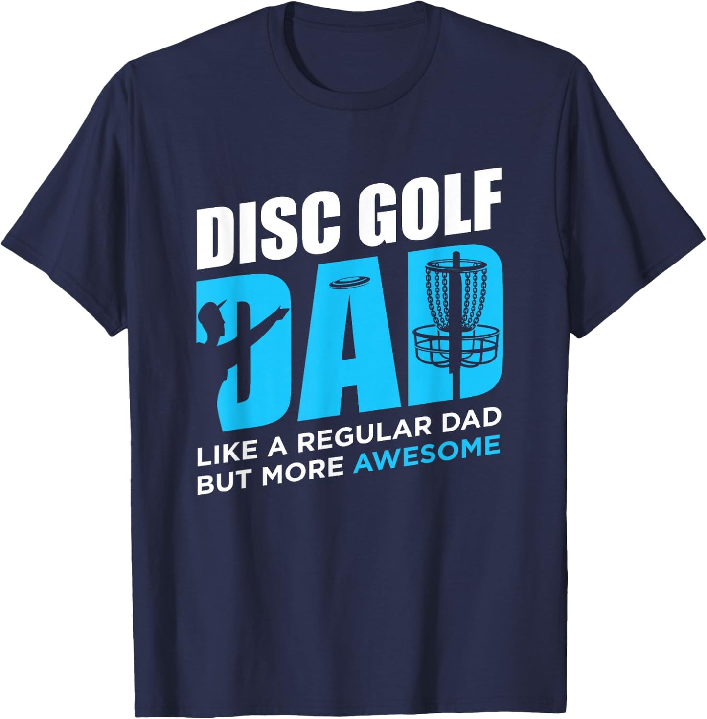 Disc Golf Vintage Funny Disc Golfing Dad Lover Player Gift T-Shirt - T-Shirt | Navy