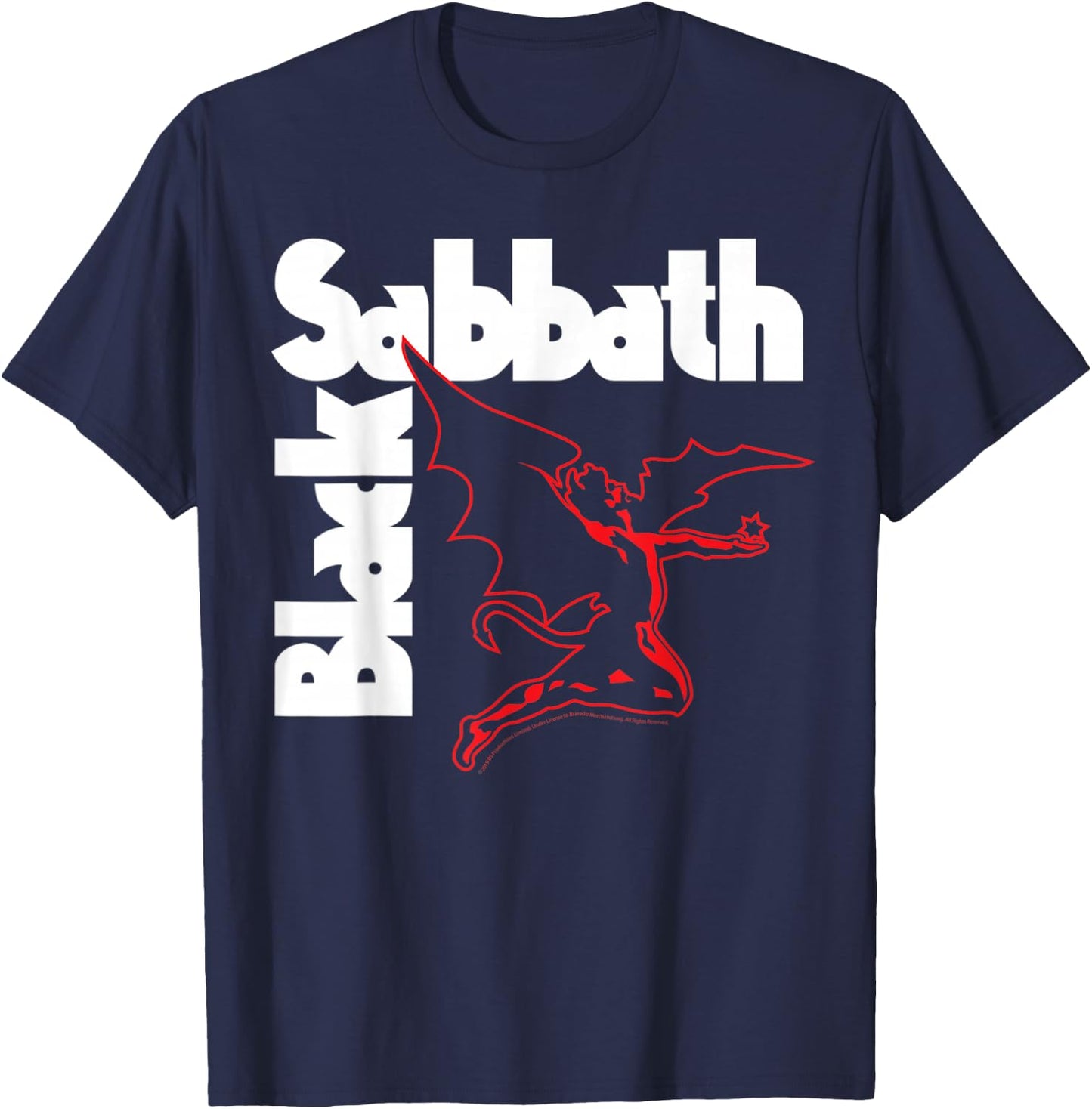 Black Sabbath Official Creature T-Shirt - T-Shirt | Navy