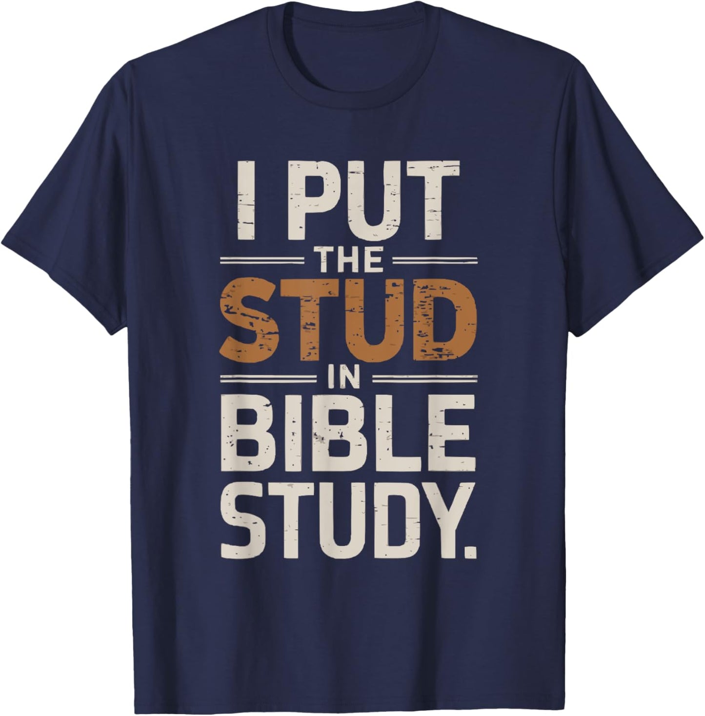 Funny Jesus Christ Religious Christian Believer Christianity T-Shirt - T-Shirt | Navy