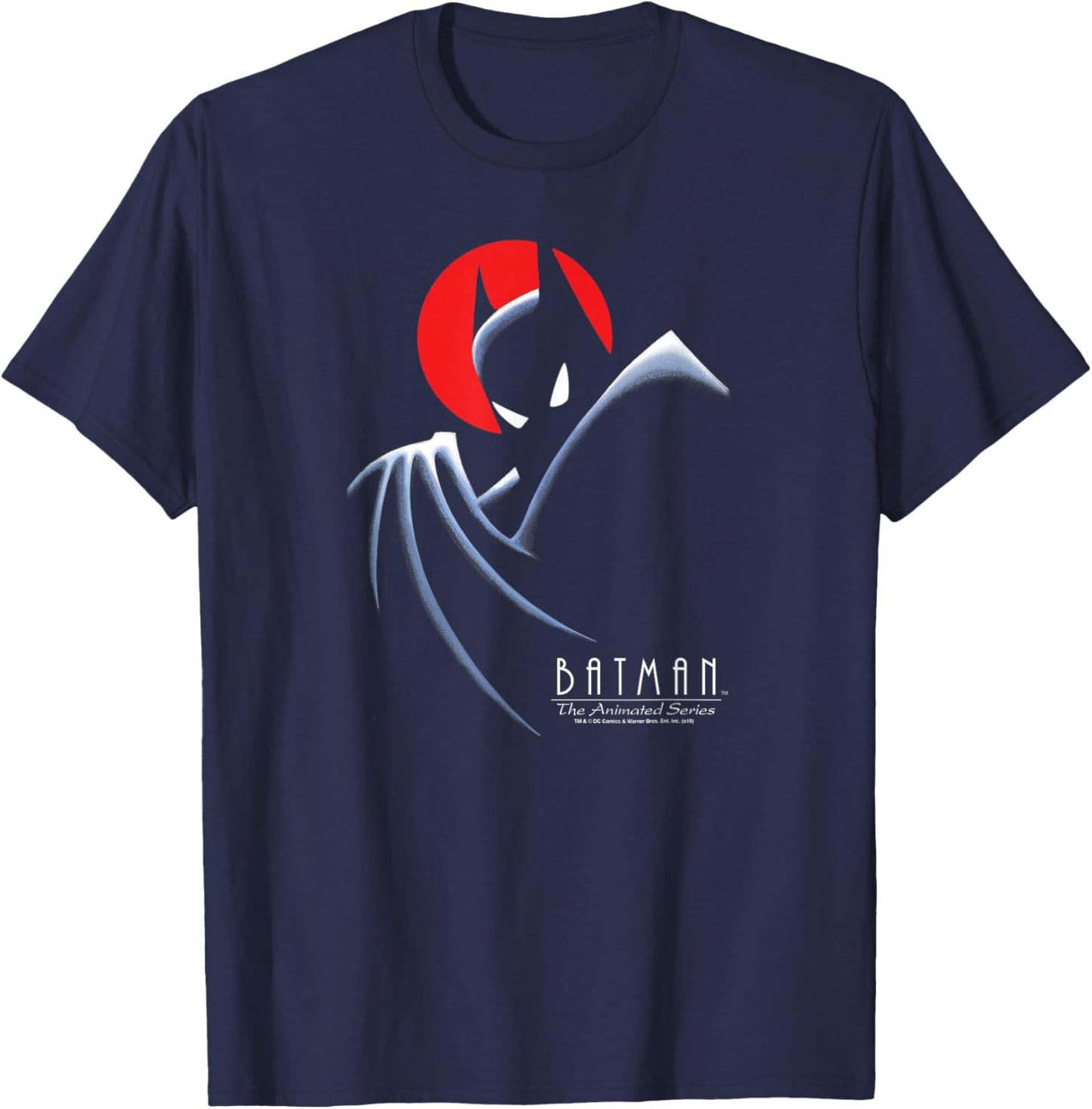 Batman: The Animated Series Behind The Cape T-Shirt - T-Shirt | Navy
