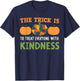 Support Autism Halloween Spooky Autistic Trick Or Treat T-Shirt - T-Shirt | Navy