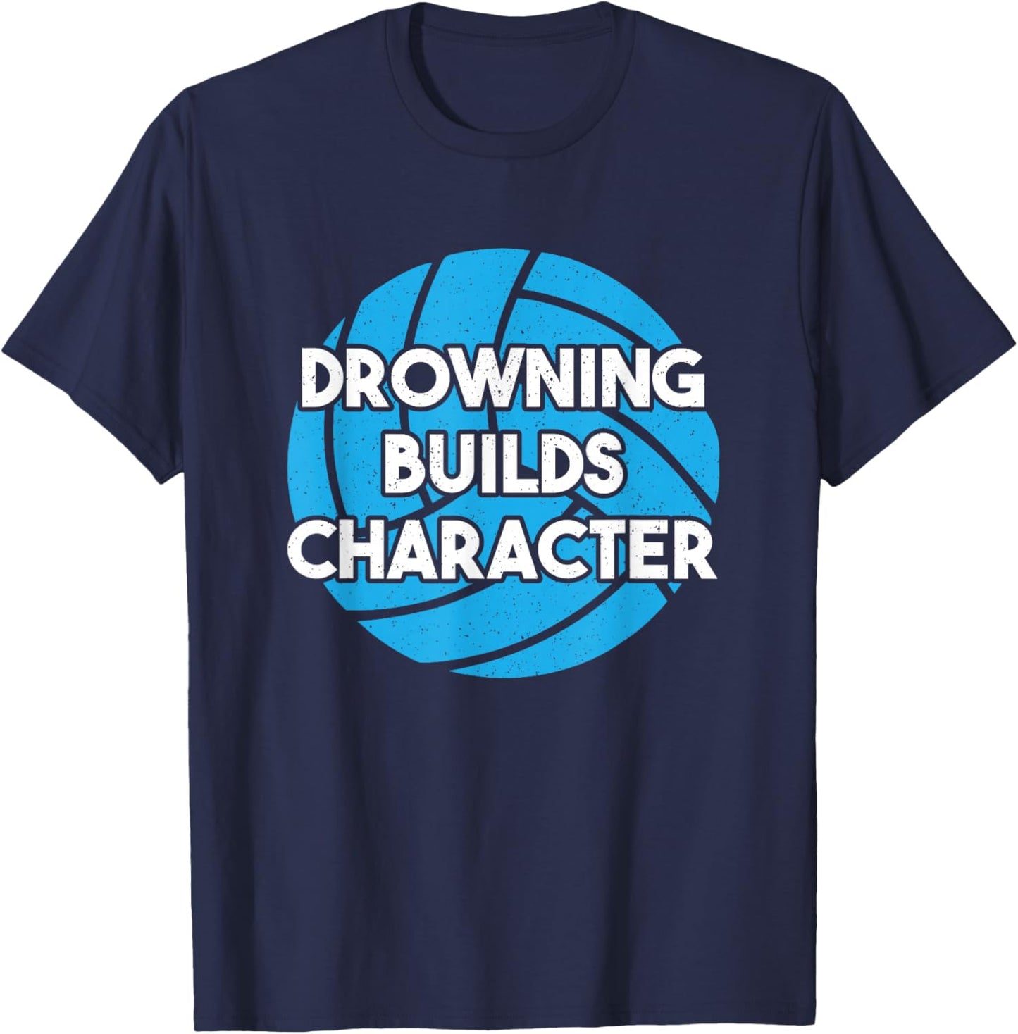 Waterpolo Player Aquatic Sports Lover Funny Water Polo T-Shirt - T-Shirt | Navy